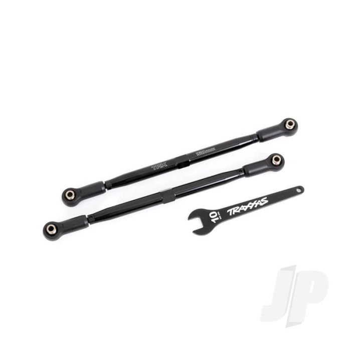 Traxxas Toe Links, Front (Tubes Black-Anodised, 6061-T6 Aluminium) (2) (For Use With #7895 X-Maxx Widemaxx Suspension Kit) (TRX7897A) Traxxas Toe Links, Front (Tubes Black-Anodised, 6061-T6 Aluminium) (2) (For Use With #7895 X-Maxx Widemaxx Suspension Kit) (TRX7897A)