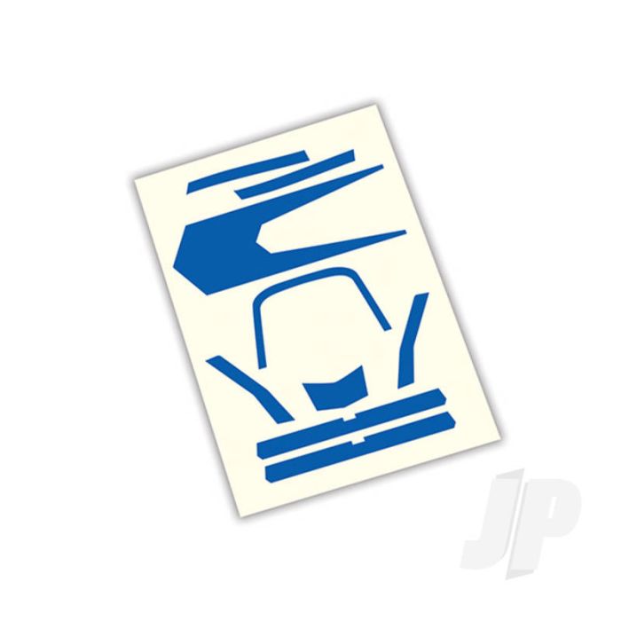 Traxxas Decals, High Visibility, Blue (TRX7981) Traxxas Decals, High Visibility, Blue (TRX7981)
