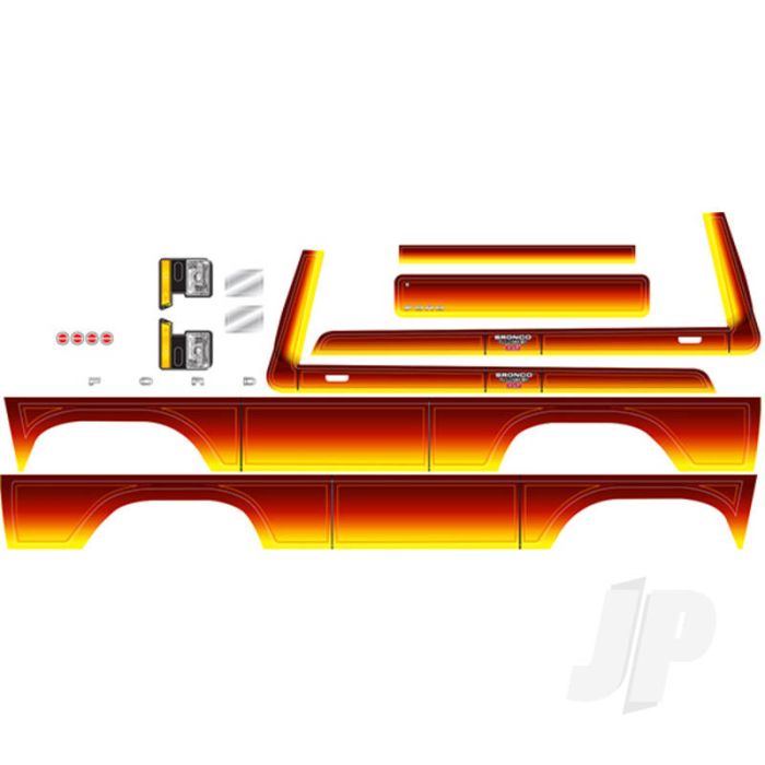 Traxxas Decal Sheet, Bronco, Sunset (Fits #8010 Body) (TRX8078) Traxxas Decal Sheet, Bronco, Sunset (Fits #8010 Body) (TRX8078)