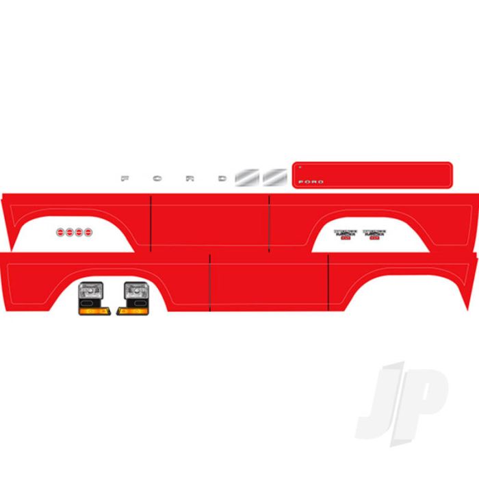 Traxxas Decal Sheet, Bronco, Red (Fits #8010 Body) (TRX8078R) Traxxas Decal Sheet, Bronco, Red (Fits #8010 Body) (TRX8078R)