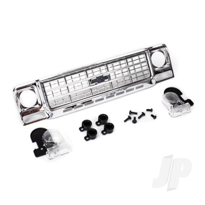 Traxxas Grille, Chevrolet Blazer (1979) / Grille Retainers (4 Pcs) / Headlight Housing (2 Pcs) / Lens (2 Pcs) / 2.6X8 Bcs (4 Pcs) / 2.5X6 Bcs (2 Pcs) (Fits #8130 Body) (TRX8134) Traxxas Grille, Chevrolet Blazer (1979) / Grille Retainers (4 Pcs) / Headlight Housing (2 Pcs) / Lens (2 Pcs) / 2.6X8 Bcs (4 Pcs) / 2.5X6 Bcs (2 Pcs) (Fits #8130 Body) (TRX8134)