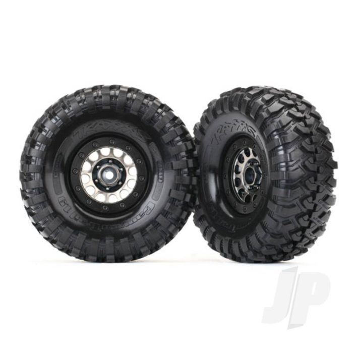 Traxxas Tyres And Wheels, Assembled (1 Left, 1 Right) (TRX8174) Traxxas Tyres And Wheels, Assembled (1 Left, 1 Right) (TRX8174)