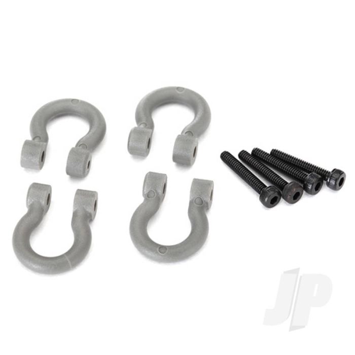 Traxxas Bumper D-Rings, Grey (Front Or Rear) / 2X12 Cs (4 Pcs) (TRX8234) Traxxas Bumper D-Rings, Grey (Front Or Rear) / 2X12 Cs (4 Pcs) (TRX8234)