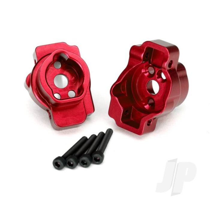 Traxxas Portal Drive Axle Mount, Rear, 6061-T6 Aluminium (Red-Anodised) (Left And Right) / 2.5X16 Cs (4 Pcs) (TRX8256R) Traxxas Portal Drive Axle Mount, Rear, 6061-T6 Aluminium (Red-Anodised) (Left And Right) / 2.5X16 Cs (4 Pcs) (TRX8256R)