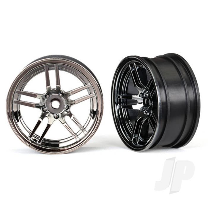Traxxas Wheels, 1.9In Split-Spoke (Front) (2 Pcs) (TRX8371) Traxxas Wheels, 1.9In Split-Spoke (Front) (2 Pcs) (TRX8371)