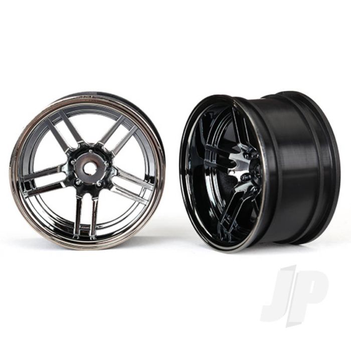 Traxxas Wheels, 1.9In Split-Spoke (Wide, Rear) (2 Pcs) (TRX8372) Traxxas Wheels, 1.9In Split-Spoke (Wide, Rear) (2 Pcs) (TRX8372)