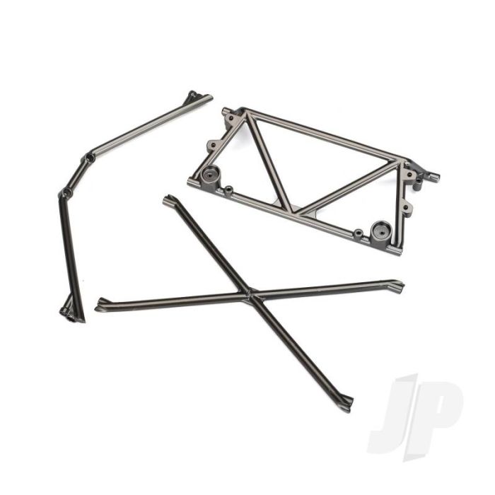 Traxxas Tube Chassis, Centre Support / Cage Top / Rear Cage Support (Satin Black Chrome-Plated) (TRX8433X) Traxxas Tube Chassis, Centre Support / Cage Top / Rear Cage Support (Satin Black Chrome-Plated) (TRX8433X)