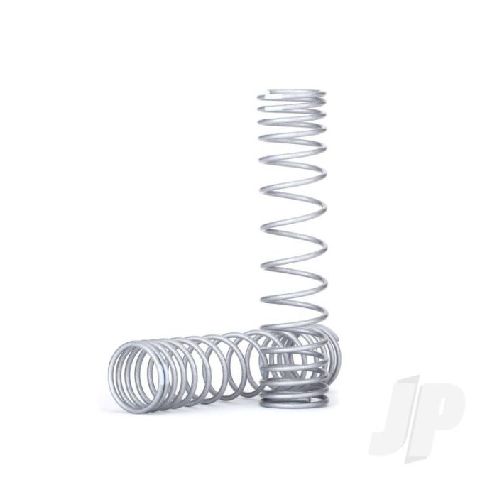 Traxxas Spring, Shock, Front (Silver) (Gtr) (Progressive, 0.833 Rate, White Stripe) (2 Pcs) (TRX8444X) Traxxas Spring, Shock, Front (Silver) (Gtr) (Progressive, 0.833 Rate, White Stripe) (2 Pcs) (TRX8444X)