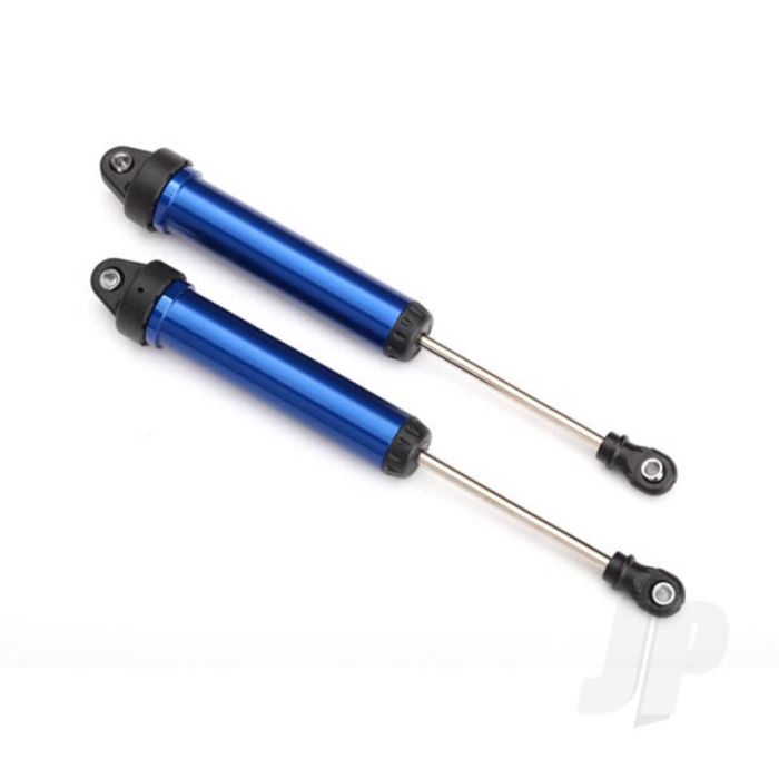 Traxxas Shocks, Gtr, 160Mm, Aluminium (Blue-Anodised) (Fully Assembled With Out Springs) (Rear, No Threads) (2 Pcs) (TRX8461X) Traxxas Shocks, Gtr, 160Mm, Aluminium (Blue-Anodised) (Fully Assembled With Out Springs) (Rear, No Threads) (2 Pcs) (TRX8461X)