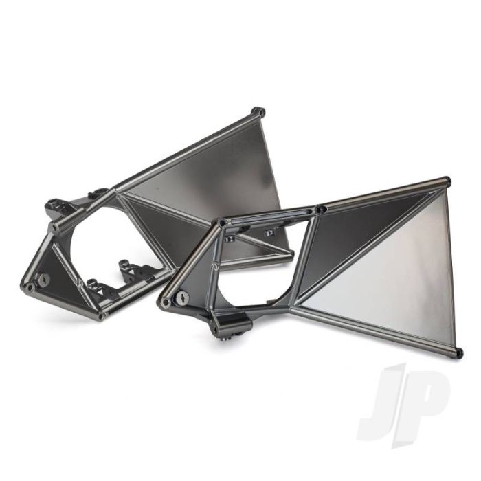 Traxxas Mounts, Suspension Arm, Upper (Front) (Left & Right) (Satin Black Chrome-Plated) (TRX8534X) Traxxas Mounts, Suspension Arm, Upper (Front) (Left & Right) (Satin Black Chrome-Plated) (TRX8534X)