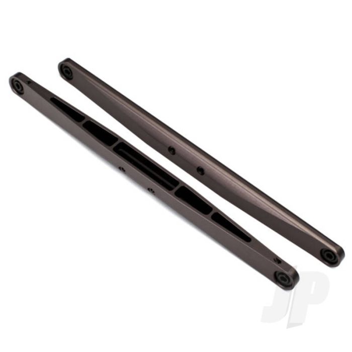 Traxxas Trailing Arm, Aluminium (Dark Titanium Anodised) (2 Pcs) (Assembled With Hollow Balls) (TRX8544A) Traxxas Trailing Arm, Aluminium (Dark Titanium Anodised) (2 Pcs) (Assembled With Hollow Balls) (TRX8544A)