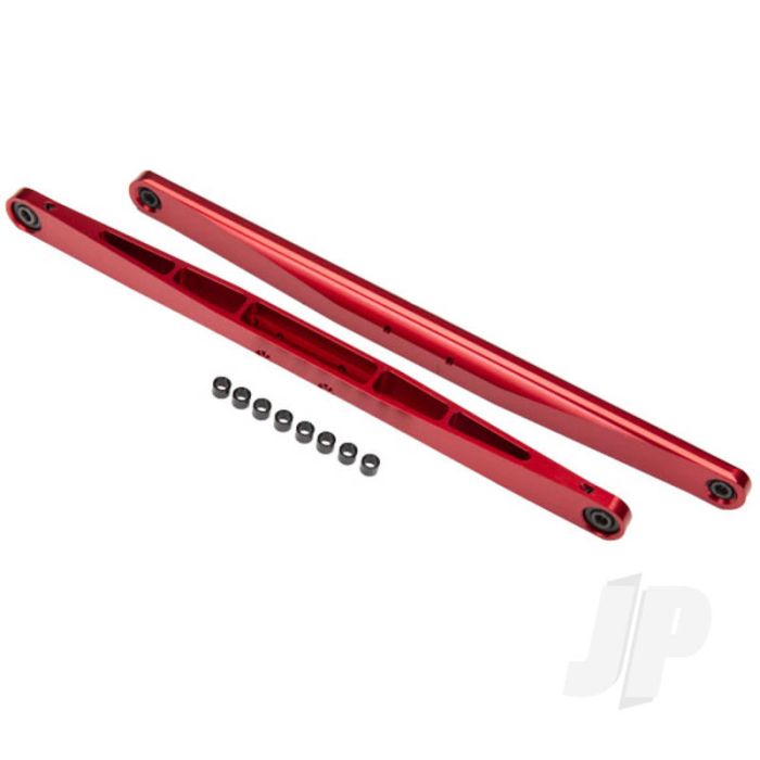 Traxxas Trailing Arm, Aluminium (Red-Anodised) (2 Pcs) (Assembled With Hollow Balls) (TRX8544R) Traxxas Trailing Arm, Aluminium (Red-Anodised) (2 Pcs) (Assembled With Hollow Balls) (TRX8544R)