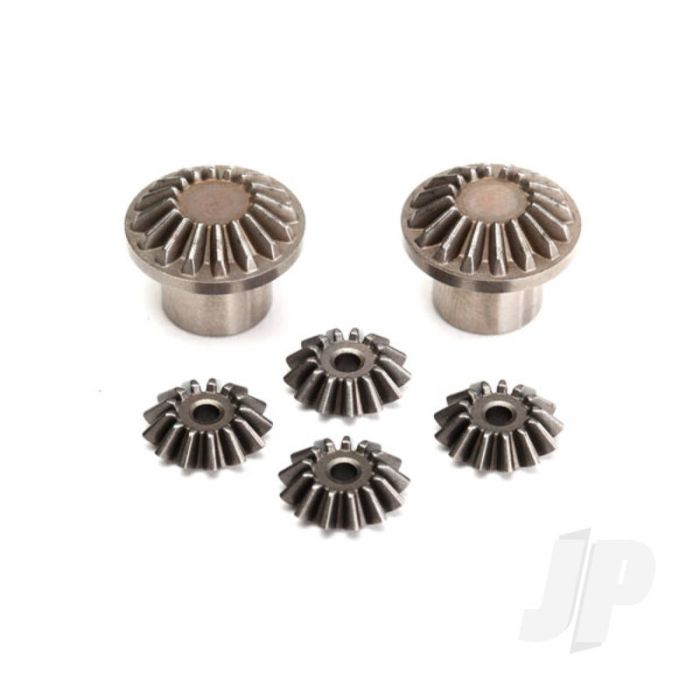 Traxxas Gear Set, Rear Differential (Output Gears (2 Pcs) / Spider Gears (4 Pcs)) (#8581 Required To Build Complete Differential) (TRX8577) Traxxas Gear Set, Rear Differential (Output Gears (2 Pcs) / Spider Gears (4 Pcs)) (#8581 Required To Build Complete Differential) (TRX8577)
