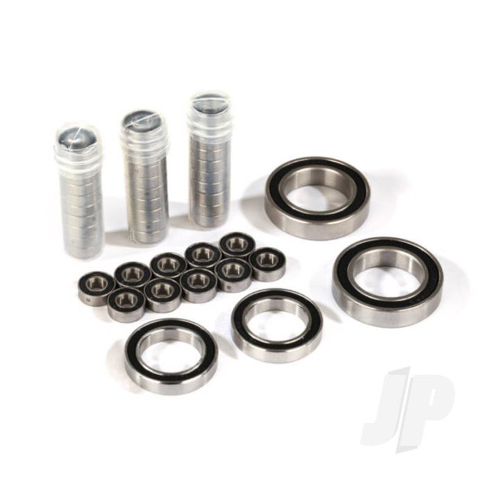 Traxxas Ball Bearing Set, Trx-4 Traxx, Black Rubber Sealed, Stainless (Contains 5X11X4 (40), 20X32X7 (2 Pcs), & 17X26X5 (2 Pcs) Bearings / 5X11X.5Mm Ptfe-Coated Washers (40)) (For 1 Pair Of Front Or Rear Tracks) (TRX8892) Traxxas Ball Bearing Set, Trx-4 Traxx, Black Rubber Sealed, Stainless (Contains 5X11X4 (40), 20X32X7 (2 Pcs), & 17X26X5 (2 Pcs) Bearings / 5X11X.5Mm Ptfe-Coated Washers (40)) (For 1 Pair Of Front Or Rear Tracks) (TRX8892)