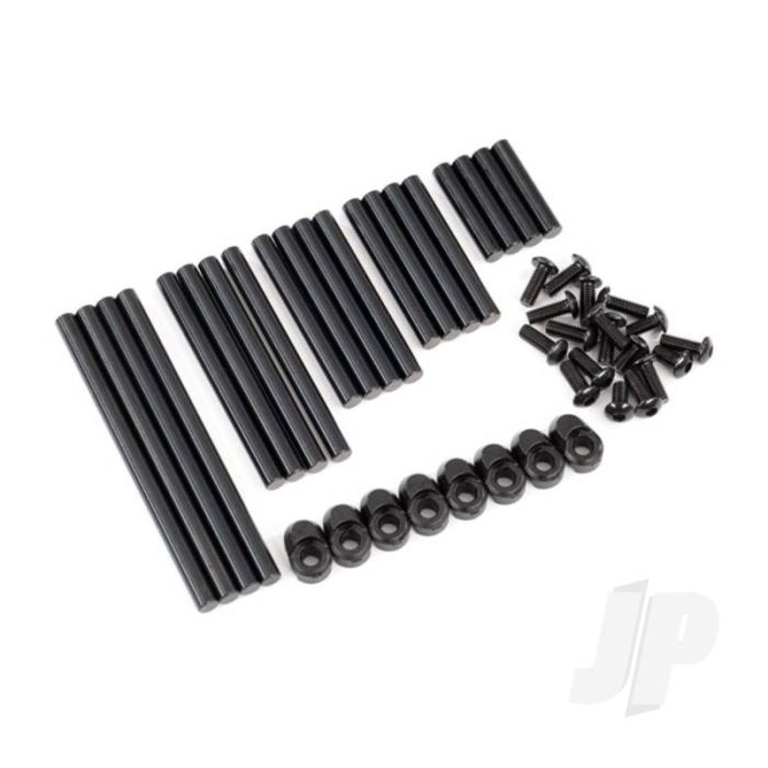 Traxxas Suspension Pin Set, Complete (Hardened Steel), 4X64Mm (4 Pcs), 4X22Mm (4 Pcs), 4X38Mm (4 Pcs), 4X33Mm (4 Pcs), 4X47Mm (4 Pcs) / 3X8Mm Bcs (14 Pcs) / 3X6Mm Bcs (4 Pcs) / Retainers (8 Pcs) (TRX8940X) Traxxas Suspension Pin Set, Complete (Hardened Steel), 4X64Mm (4 Pcs), 4X22Mm (4 Pcs), 4X38Mm (4 Pcs), 4X33Mm (4 Pcs), 4X47Mm (4 Pcs) / 3X8Mm Bcs (14 Pcs) / 3X6Mm Bcs (4 Pcs) / Retainers (8 Pcs) (TRX8940X)