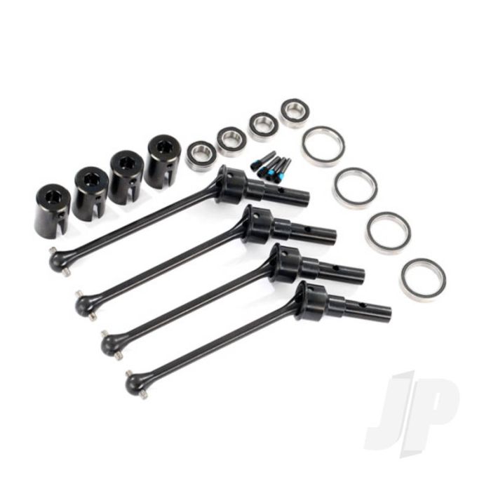 Traxxas Driveshafts, Steel Constant-Velocity (Assembled), Front Or Rear (4 Pcs) (#8654, 8654G, Or 8654R And #7758, 7758G, Or 7758R Required For A Complete Set) (TRX8950X) Traxxas Driveshafts, Steel Constant-Velocity (Assembled), Front Or Rear (4 Pcs) (#8654, 8654G, Or 8654R And #7758, 7758G, Or 7758R Required For A Complete Set) (TRX8950X)