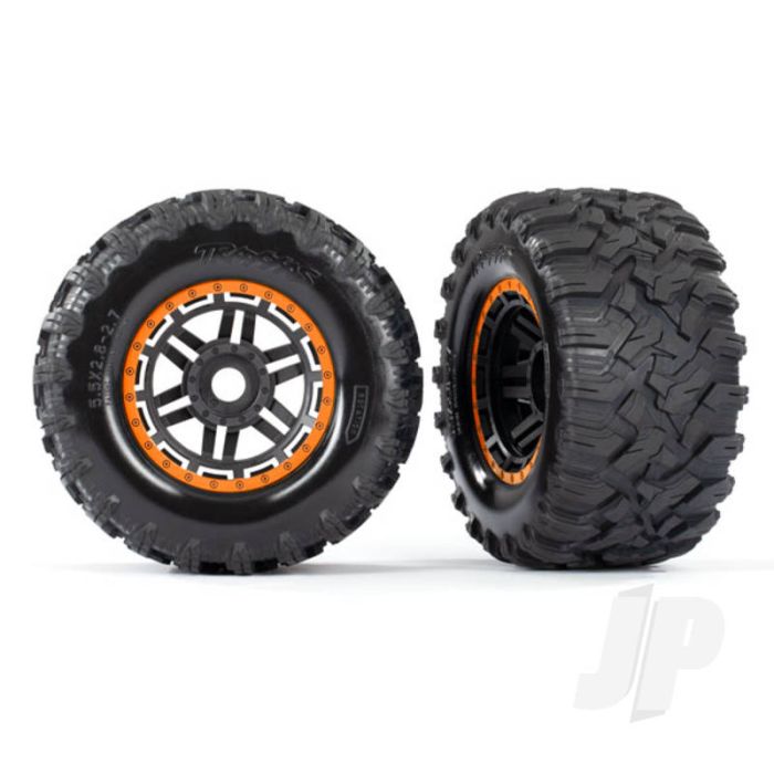 Traxxas Tyres And Wheels, Assembled Glued Maxx Mt Tyres (2 Pcs) (TRX8972T) Traxxas Tyres And Wheels, Assembled Glued Maxx Mt Tyres (2 Pcs) (TRX8972T)