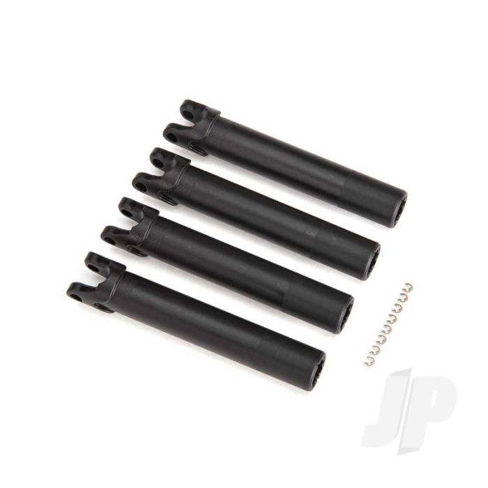 Traxxas Half Shafts, Outer (Extended, Front Or Rear) (4)/ E-Clips (8) (For Use With #8995 Widemaxx Suspension Kit) (TRX8993A) Traxxas Half Shafts, Outer (Extended, Front Or Rear) (4)/ E-Clips (8) (For Use With #8995 Widemaxx Suspension Kit) (TRX8993A)