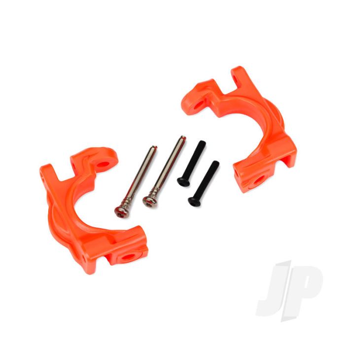 Traxxas Caster Blocks (C-Hubs), Extreme Heavy Duty, Orange (Left & Right)/ 3X32Mm Hinge Pins (2)/ 3X20Mm Bcs (2) (For Use With #9080 Upgrade Kit) (TRX9032T) Traxxas Caster Blocks (C-Hubs), Extreme Heavy Duty, Orange (Left & Right)/ 3X32Mm Hinge Pins (2)/ 3X20Mm Bcs (2) (For Use With #9080 Upgrade Kit) (TRX9032T)