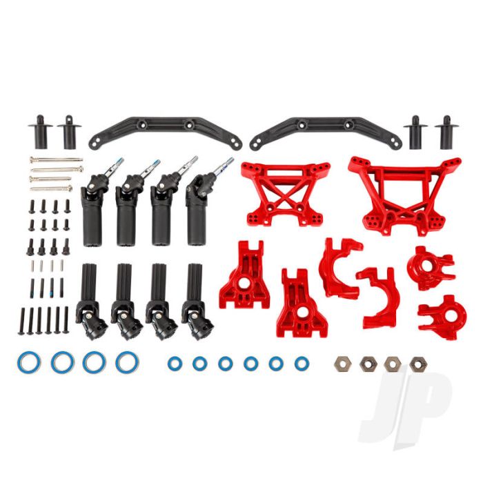 Traxxas Outer Driveline & Suspension Upgrade Kit, Extreme Heavy Duty, Red (TRX9080R) Traxxas Outer Driveline & Suspension Upgrade Kit, Extreme Heavy Duty, Red (TRX9080R)