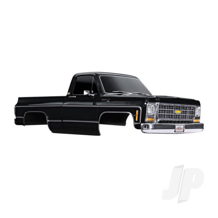 Traxxas Body, Chevrolet K10 Truck (1979), Complete, Black (Painted, Decals Applied) (Includes Grille, Side Mirrors, Door Handles, Windshield Wipers, & Clipless Mounting) (Requires #9288 Inner Fenders) (TRX9212X) Traxxas Body, Chevrolet K10 Truck (1979), Complete, Black (Painted, Decals Applied) (Includes Grille, Side Mirrors, Door Handles, Windshield Wipers, & Clipless Mounting) (Requires #9288 Inner Fenders) (TRX9212X)