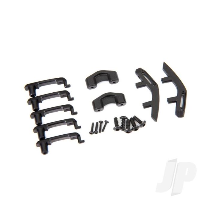 Traxxas Door Handles, Left & Right/ Trail Sights, Left & Right/ Trail Sight Retainers (2)/ 2.6X8 Bcs (4)/ 1.6X7 Bcs (Self-Tapping) (4) (Fits #9211 Body) (TRX9218)