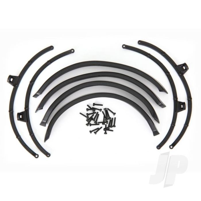Traxxas Fender Flares, Front & Rear (2 Each)/ Flare Mounts (4)/ 2X8 Cs (24) (Fits #9211 Body) (TRX9227) Traxxas Fender Flares, Front & Rear (2 Each)/ Flare Mounts (4)/ 2X8 Cs (24) (Fits #9211 Body) (TRX9227)