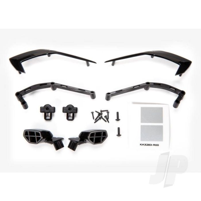 Traxxas Mirrors, Side (Left & Right)/ Mounts (Left & Right)/ Trim, Side (Left & Right)/ Trim Mounts (Left & Right)/ 2.6X8Mm Bcs (2)/ 1.6X7Mm Bcs (8) (TRX9317) Traxxas Mirrors, Side (Left & Right)/ Mounts (Left & Right)/ Trim, Side (Left & Right)/ Trim Mounts (Left & Right)/ 2.6X8Mm Bcs (2)/ 1.6X7Mm Bcs (8) (TRX9317)