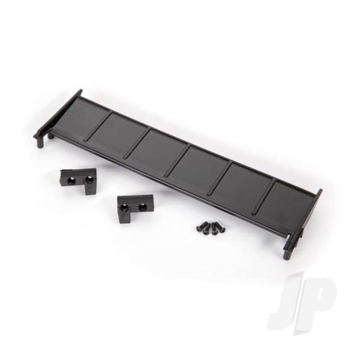 Traxxas Wing, Chevrolet C10/ Support/ Side Plates (Left & Right)/ 3X10 Bcs (4) (TRX9414) Traxxas Wing, Chevrolet C10/ Support/ Side Plates (Left & Right)/ 3X10 Bcs (4) (TRX9414)
