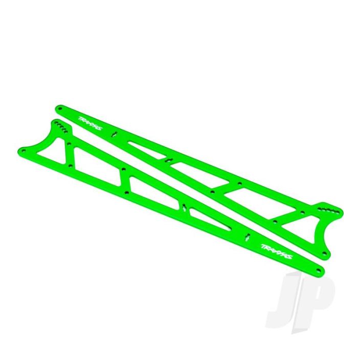 Traxxas Side Plates, Wheelie Bar, Green (Aluminium) (2) (TRX9462G) Traxxas Side Plates, Wheelie Bar, Green (Aluminium) (2) (TRX9462G)