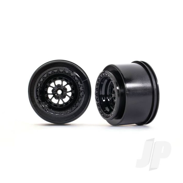 Traxxas Wheels, Weld Gloss Black (Rear) (2) (TRX9473) Traxxas Wheels, Weld Gloss Black (Rear) (2) (TRX9473)
