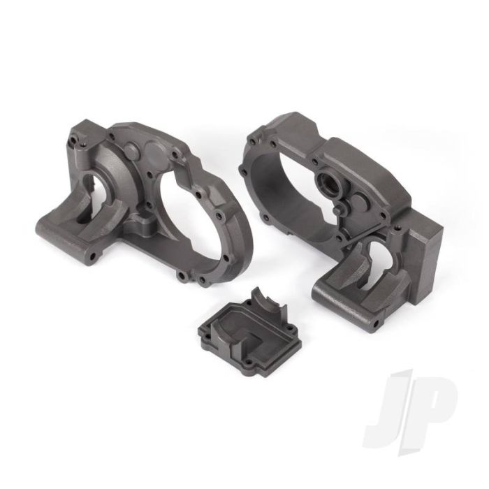 Traxxas Gearbox Halves, Left & Right/ Differential Cover (Charcoal Gray) (TRX9493) Traxxas Gearbox Halves, Left & Right/ Differential Cover (Charcoal Gray) (TRX9493)