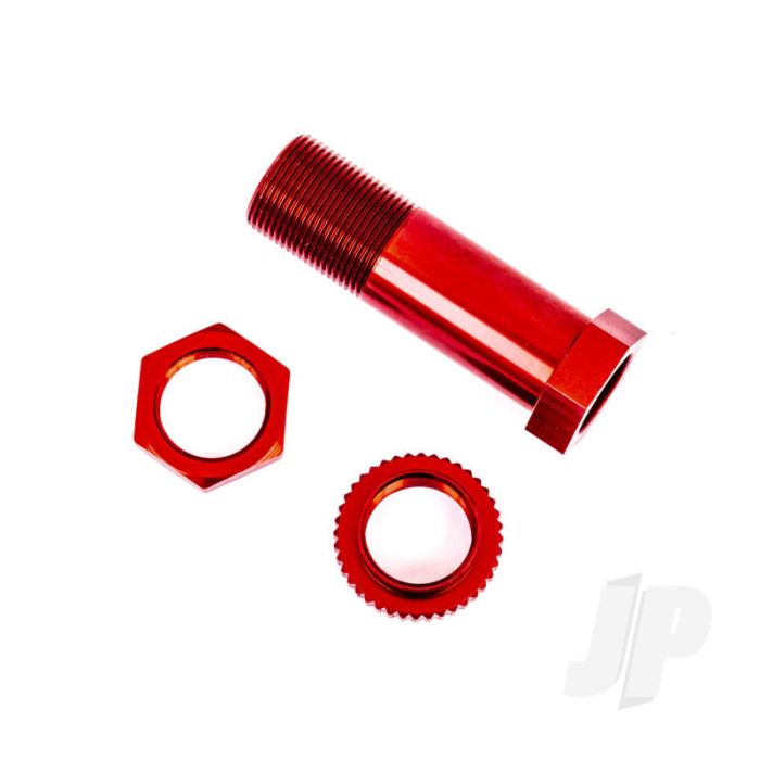 Traxxas Servo Saver Post/ Adjuster Nut/ Locknut (Red-Anodised, 6061-T6 Aluminium) (1 Each) (TRX9545R) Traxxas Servo Saver Post/ Adjuster Nut/ Locknut (Red-Anodised, 6061-T6 Aluminium) (1 Each) (TRX9545R)
