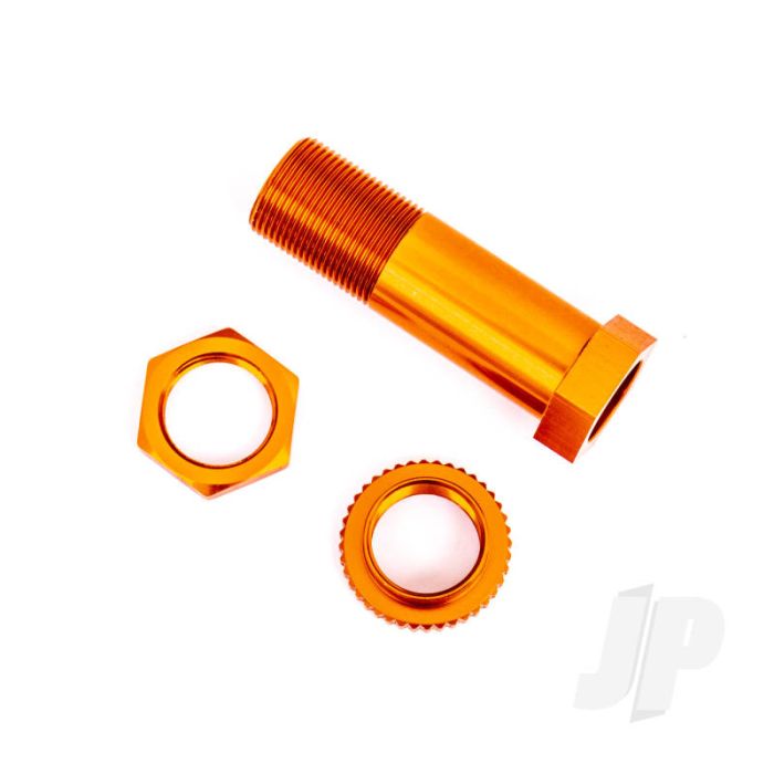 Traxxas Servo Saver Post/ Adjuster Nut/ Locknut (Orange-Anodised, 6061-T6 Aluminium) (1 Each) (TRX9545T) Traxxas Servo Saver Post/ Adjuster Nut/ Locknut (Orange-Anodised, 6061-T6 Aluminium) (1 Each) (TRX9545T)