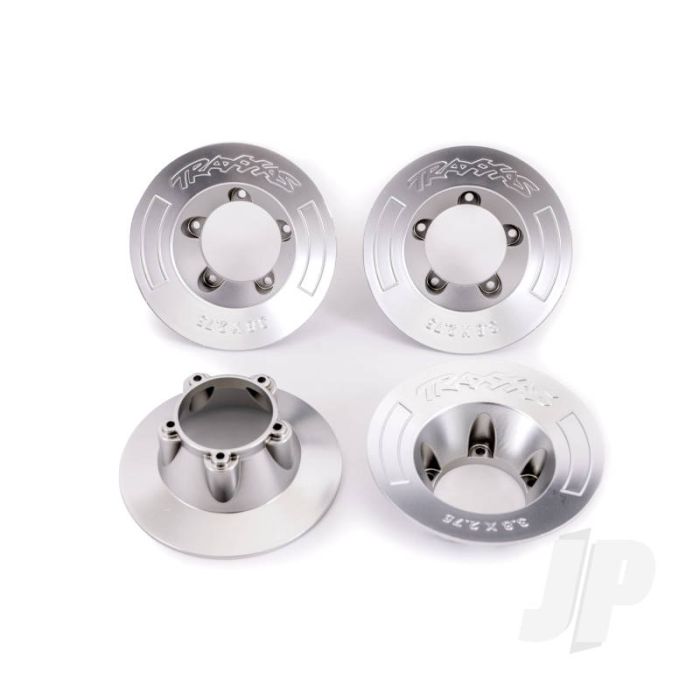 Traxxas Wheel Covers, Satin Chrome (4) (Fits #9572 Wheels) (TRX9568X) Traxxas Wheel Covers, Satin Chrome (4) (Fits #9572 Wheels) (TRX9568X)
