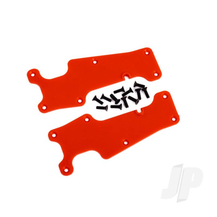 Traxxas Suspension Arm Covers, Red, Front (Left And Right) / 2.5X8 Ccs (12) (TRX9633R) Traxxas Suspension Arm Covers, Red, Front (Left And Right) / 2.5X8 Ccs (12) (TRX9633R)