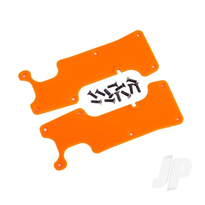 Traxxas Suspension Arm Covers, Orange, Rear (Left And Right) / 2.5X8 Ccs (12) (TRX9634T) Traxxas Suspension Arm Covers, Orange, Rear (Left And Right) / 2.5X8 Ccs (12) (TRX9634T)