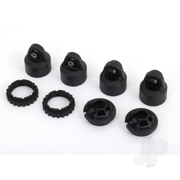Traxxas Shock Caps, Gt-Maxx Shocks (2) / Spring Perch / Adjusters (2) (For 2 Shocks) (For Sledge) (TRX9664) Traxxas Shock Caps, Gt-Maxx Shocks (2) / Spring Perch / Adjusters (2) (For 2 Shocks) (For Sledge) (TRX9664)
