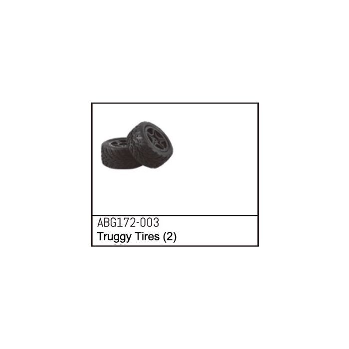 Absima Truggy Wheels (2) (ABG172-003)