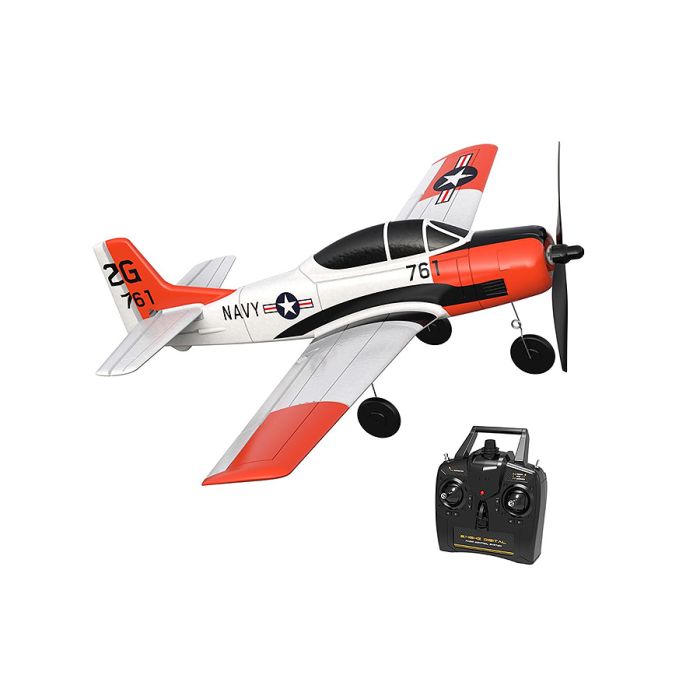 Volantex T-28 Trojan 4CH 400mm Brushed W/Gyro EPP RTF (V761-9)