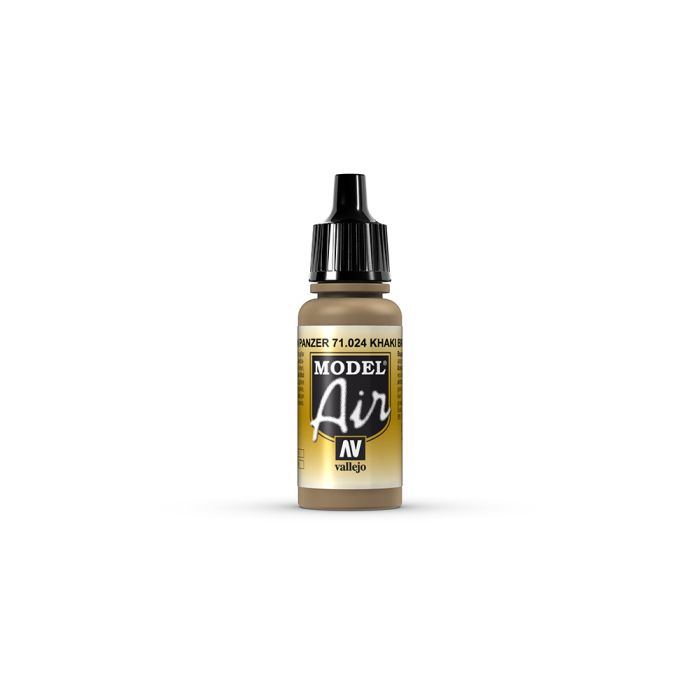 AV Vallejo Model Air 17ml - Khaki Brown AV Vallejo Model Air 17ml - Khaki Brown