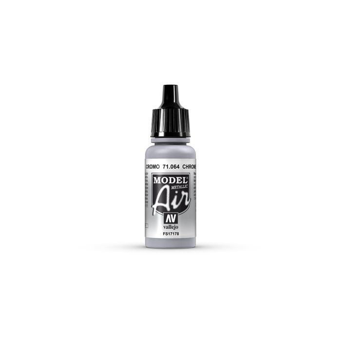 AV Vallejo Model Air 17ml - Chrome (Metallic) AV Vallejo Model Air 17ml - Chrome (Metallic)