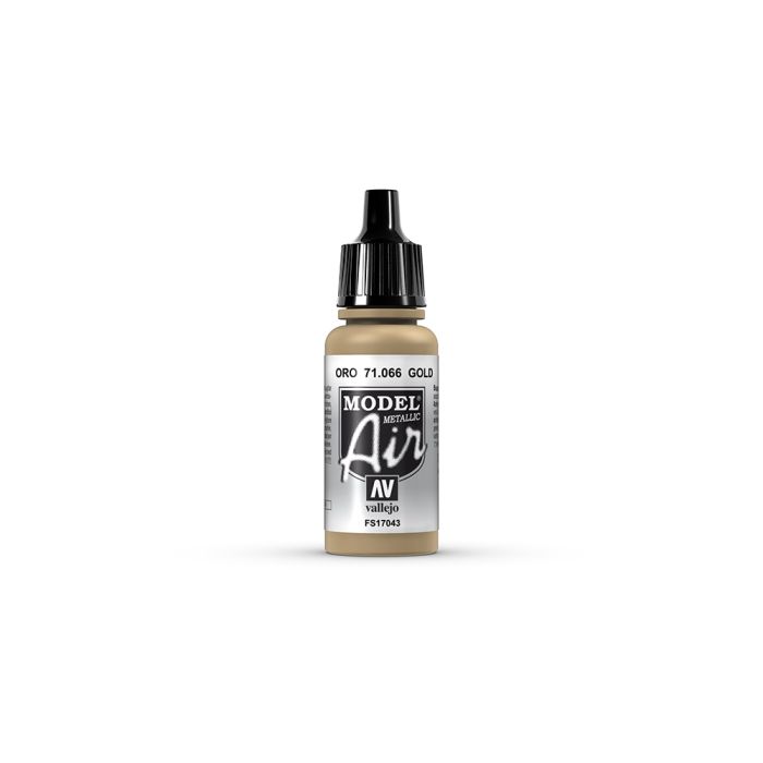 AV Vallejo Model Air 17ml - Gold (Metallic) AV Vallejo Model Air 17ml - Gold (Metallic)