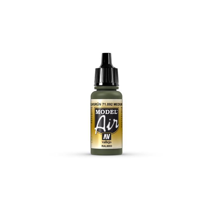 AV Vallejo Model Air 17ml - Medium Olive AV Vallejo Model Air 17ml - Medium Olive