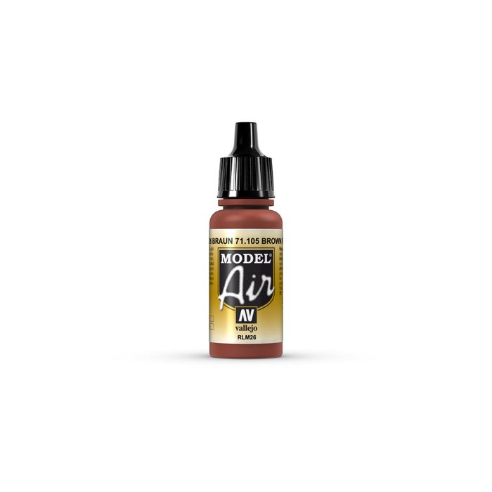 AV Vallejo Model Air 17ml - Brown (RLM 26) AV Vallejo Model Air 17ml - Brown (RLM 26)