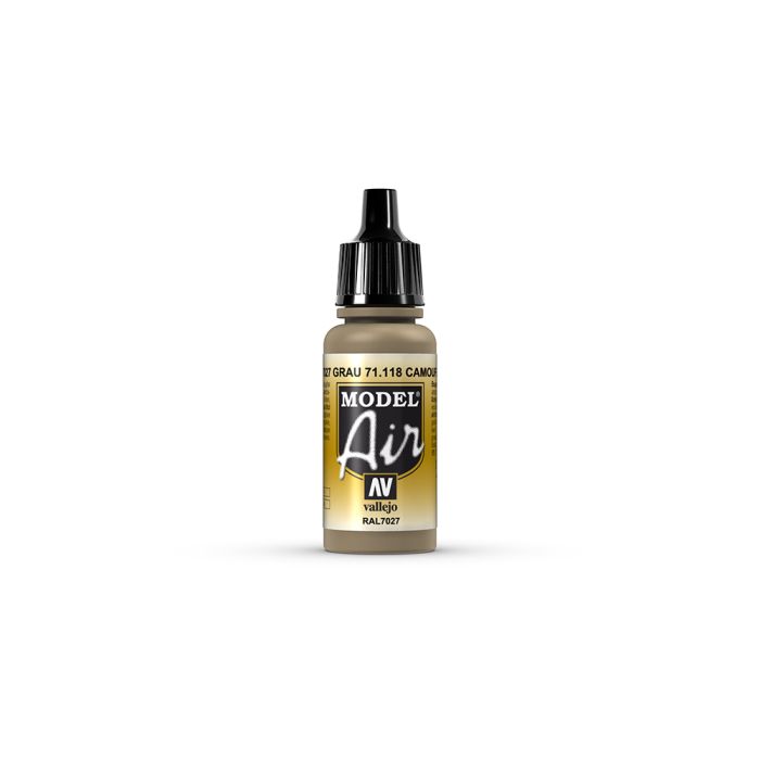 AV Vallejo Model Air 17ml - Camouflage Grey RAL7027 AV Vallejo Model Air 17ml - Camouflage Grey RAL7027