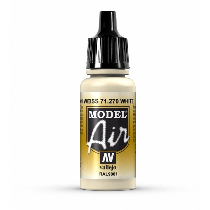 AV Vallejo Model Air 17ml - White AV Vallejo Model Air 17ml - White