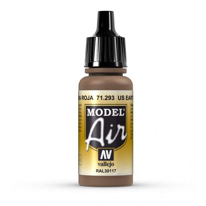 AV Vallejo Model Air 17ml - Us Earth Red AV Vallejo Model Air 17ml - Us Earth Red