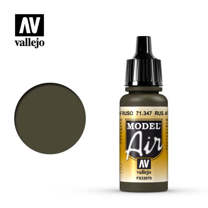 AV Vallejo Model Air 17ml - Russian AF Dark Green AV Vallejo Model Air 17ml - Russian AF Dark Green