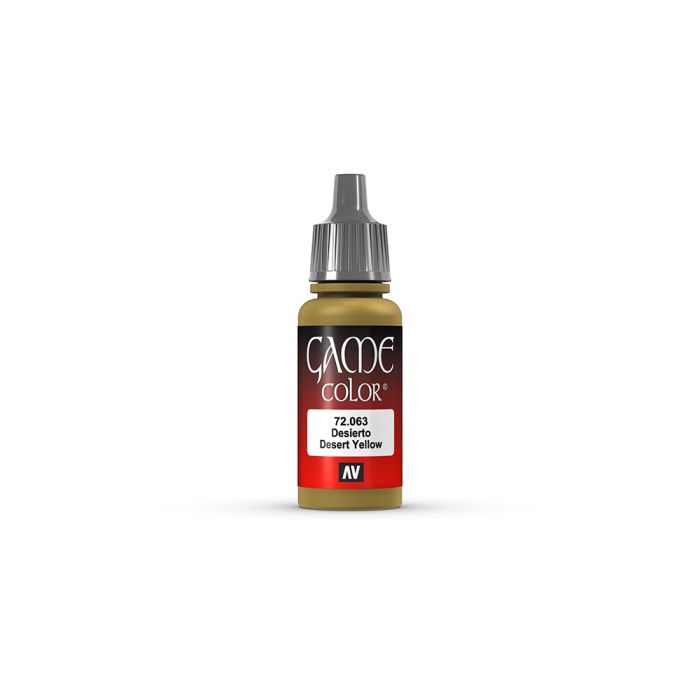 AV Vallejo Game Color 17ml - Desert Yellow AV Vallejo Game Color 17ml - Desert Yellow